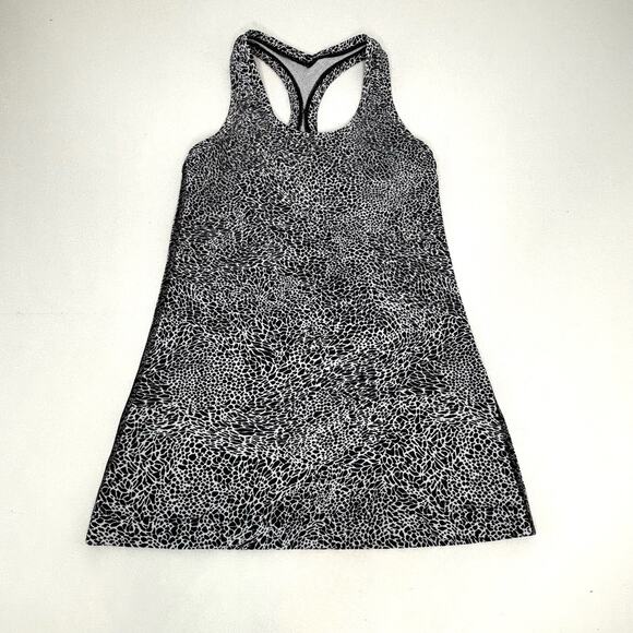 Lululemon Cool Racerback II Tank Polar Shift Alpine Black, White 4 - Picture 1 of 7